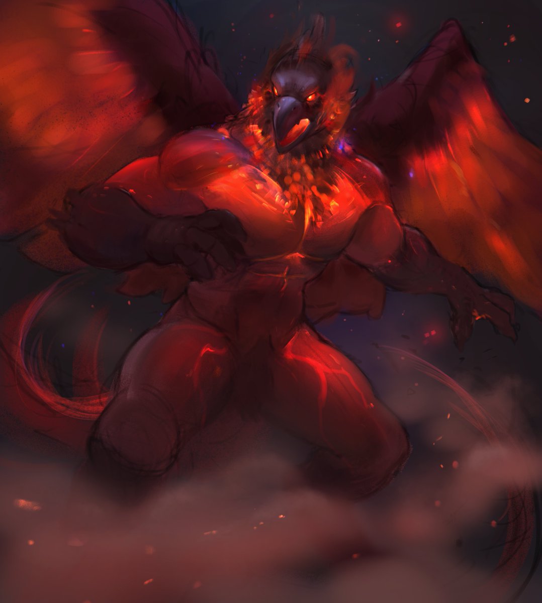 I've had many people reach out on selling some of my weretober characters. I do appreciate asking, but I am not sure if I want to.

I'll finish weretober and decide on what to do later lol