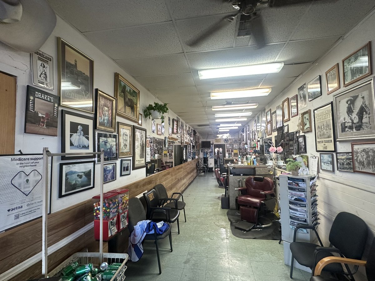 Paul Ramirez has been cutting hair at Drake’s Barber Shop in the East End for more than 60 years.

Here’s to a well-deserved retirement!