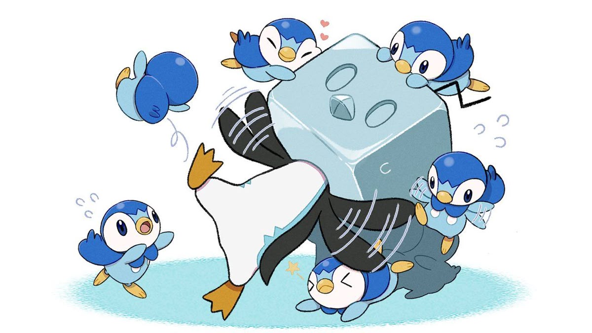 Another penguin?! Let's become friends!
#Pokemon #Piplup