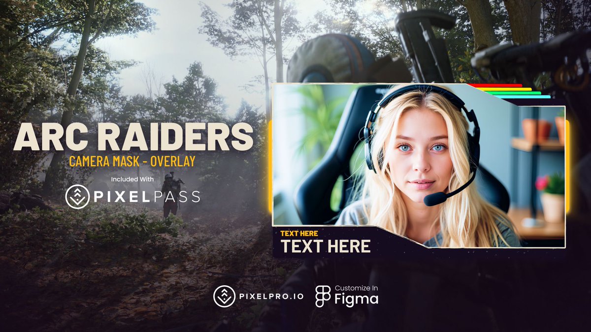 PixelProio's tweet photo. Fight in style raiders!

This new ARC Raiders Camera Mask and Overlay is a available now in Pixel Pass!

Join Pixel Pass: https://t.co/u4tirJ5ggQ 
Buy This Overlay: https://t.co/GO23EyD7mX https://t.co/4No0m2kKQ0
