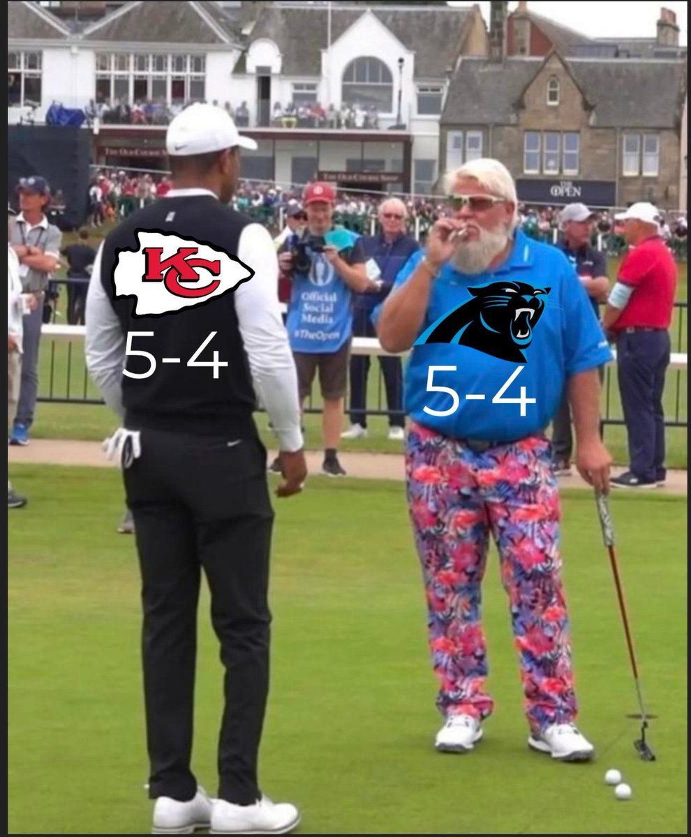 My husband is a huge Carolina Panthers fan and he sends this meme to me every other week. 🤣