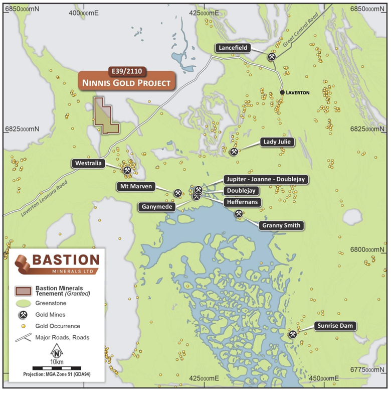 BastionLimited's tweet photo. Acquisition of the Ninnis #Gold Project (E39/2110) in WA’s Northern Goldfields, advancing our strategy to secure early-stage Australian gold assets. Ninnis lies just 6km north of Genesis Minerals’ Mt Morgans Gold Mining Centre. $BMO

Read: https://t.co/XfqDjRn8OW https://t.co/beMdnE3p5i