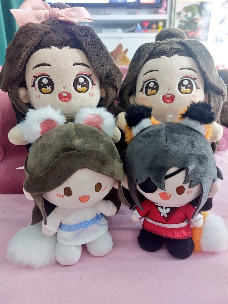 The Dianxias made new friends; these little animals followed them home 🩷🤭