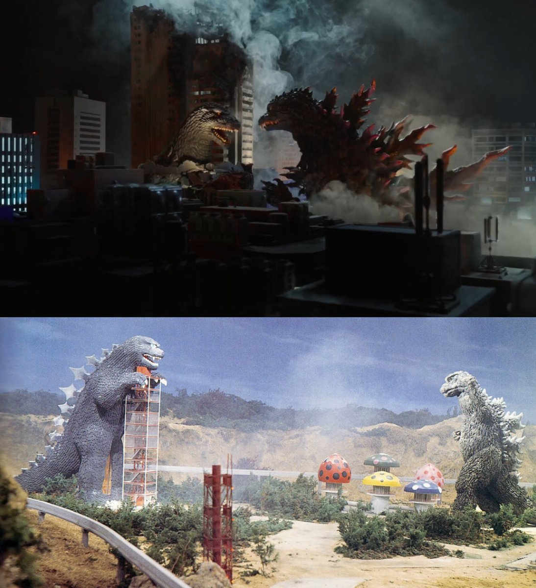 I'm not the only one that saw the homage..right?

#Godzilla