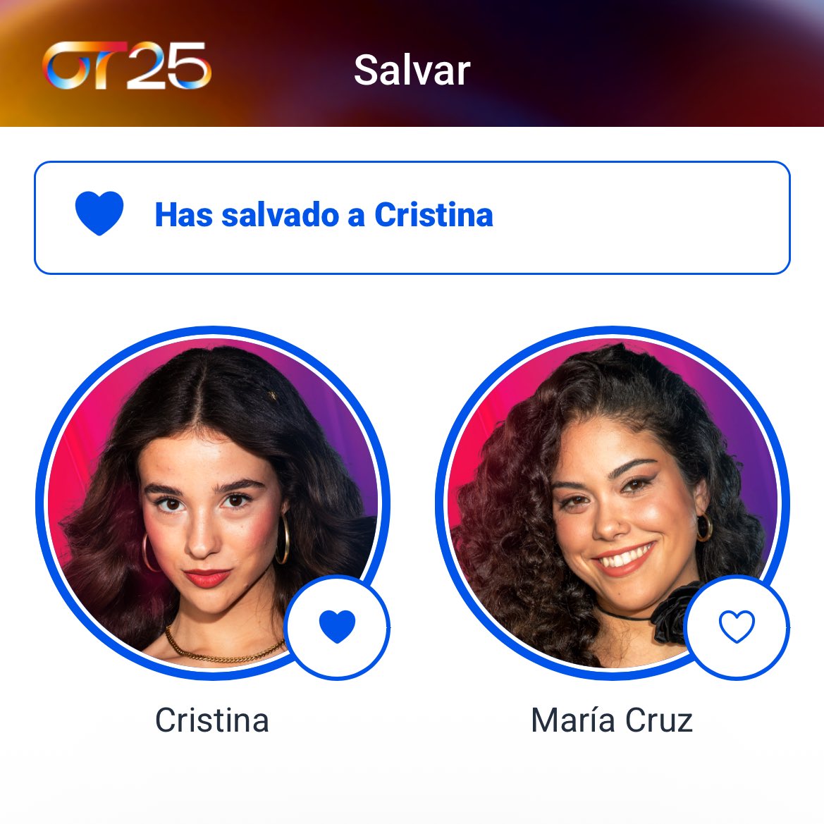 ÚNICA OPCIÓN CORRECTA #OTGala7