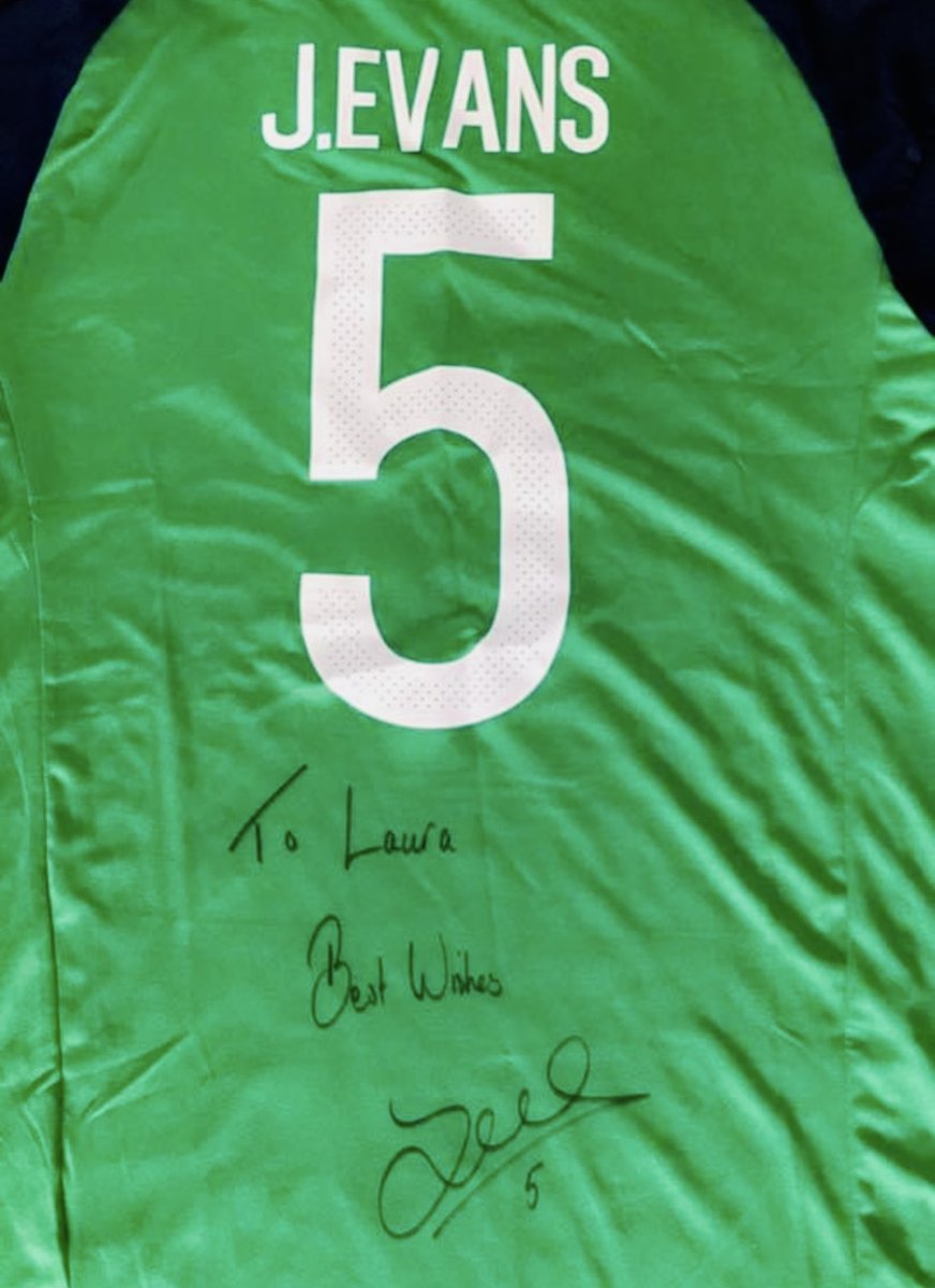 I know I’m a bit biased but Jonny Evans is a genuinely lovely fella. Sent a top to him at West Brom half expecting to never see it again. Enjoyed him on MNF.