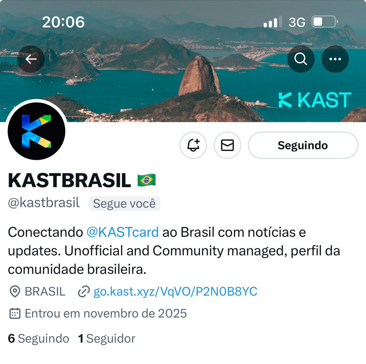 kronoscripto2's tweet image. Tive a iniciativa de criar o primeiro perfil brasileiro da @kastbrasil, então quem poder dar aquela moral de seguir pra fortalecer ❤️

Vou trazer o máximo de atualizações e novidades sobre a kast por lá! @KASTcard @Coleta_Cripto  

#sol #solana #kastcard #kastbrasil