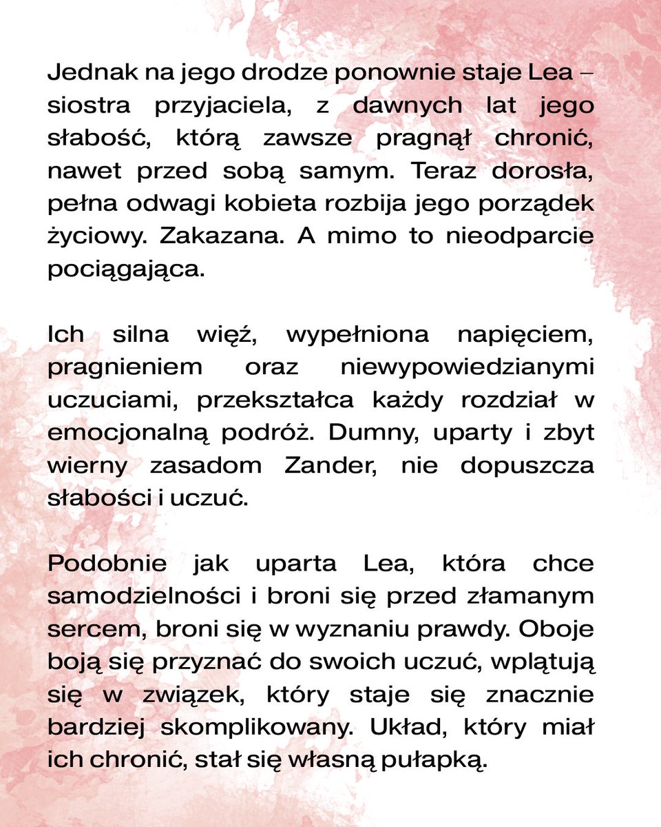 zaczytaj_chwile's tweet photo. 💋Recenzja w kafelkach ↗️
🔥Układ czy związek? Granica między nimi dawno się zatarła.
🔥Zakazany. Niebezpieczny. Magnetyczny. Taki właśnie jest Zander.
🔥Pożądanie, które zniszczyło wszystkie zasady.
@wydkreatywne
@autorka_hope #everythingiwant #TwitteroweKsiazkary https://t.co/XJ2F2BRQEw