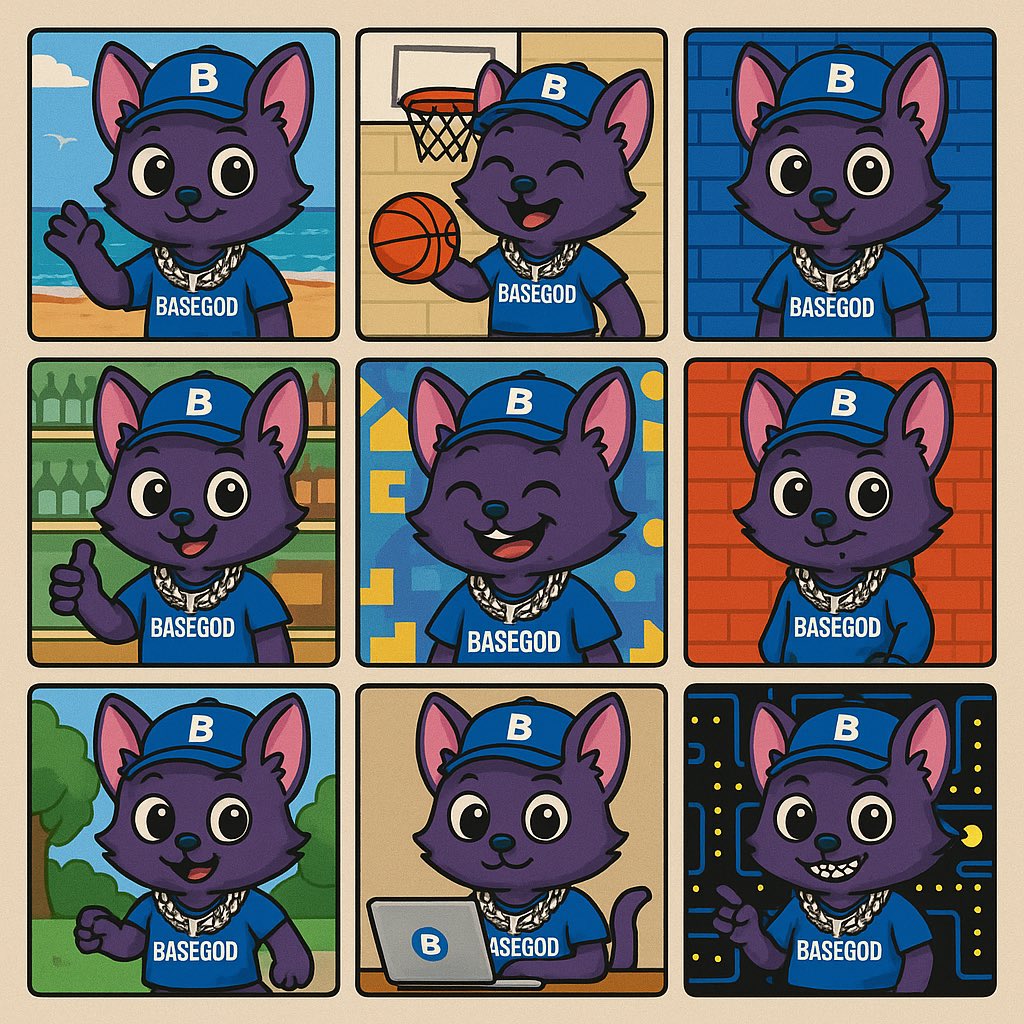 Your friendly based purple kitten🐱 
#crypto #base #memecoin