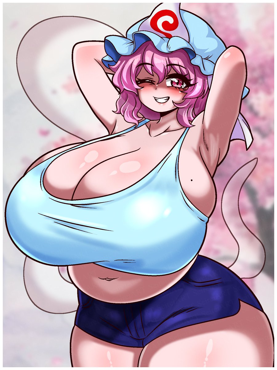 Yuyuko in a Tank Top Outfit 👻✨