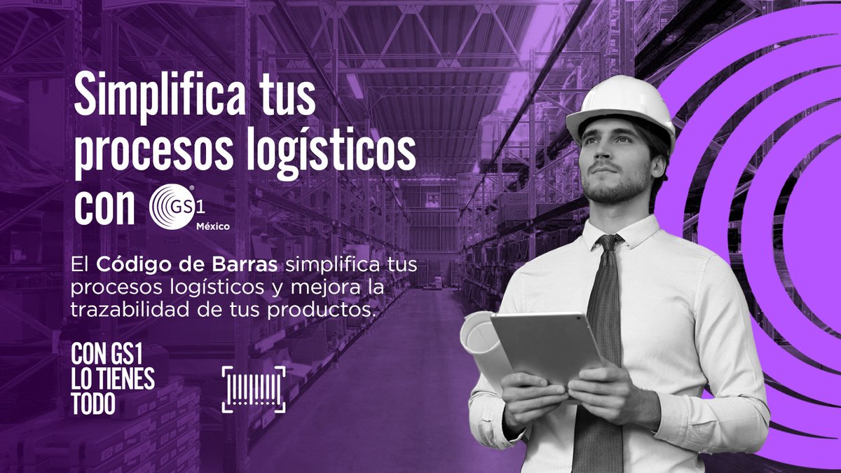 GS1_Mx's tweet image. Del almacén al anaquel, todo fluye mejor con GS1 México. El Código de Barras conecta tus procesos logísticos con eficiencia y precisión.

Conoce más: bit.ly/3WDaiZF

#CódigoDeBarras #GS1México #Trazabilidad