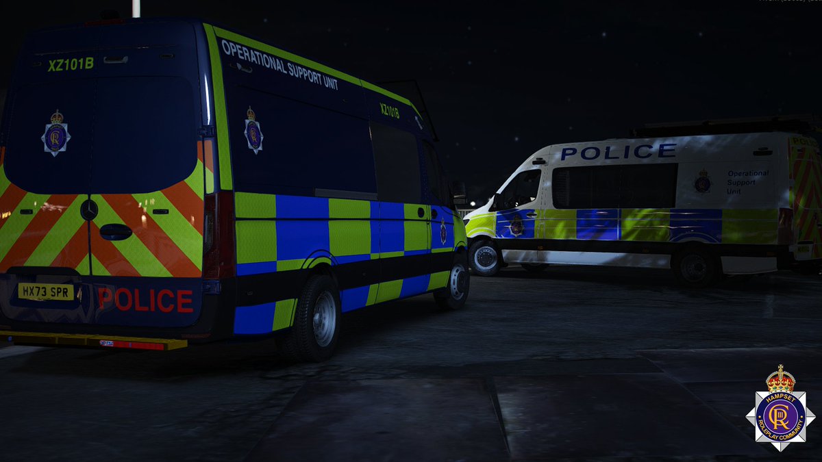 Have you got previous experience in an OSU type role? 
 
Whether that's 🐕 Dog Handlers, 🛡️ Public Order ,  ⛵️ Marine Policing, 🌇 Working at Heights, 🛩️ Drones or even 🚁 NPAS... WE'RE RECRUITING!

Open a ticket in our public Discord to discuss a role <a href="/HampsetRPC/">Hampset RPC - Official Account</a>. 

#Fictional