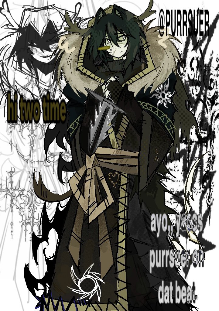 purrsuerr's tweet image. Idont feel well 😴 #twotime #forsaken