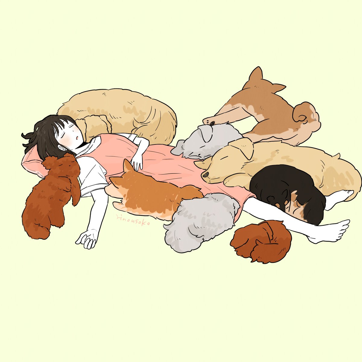 「おはようございます! 今日もいい日にする!」|愛乃嘘子/ainousokoのイラスト