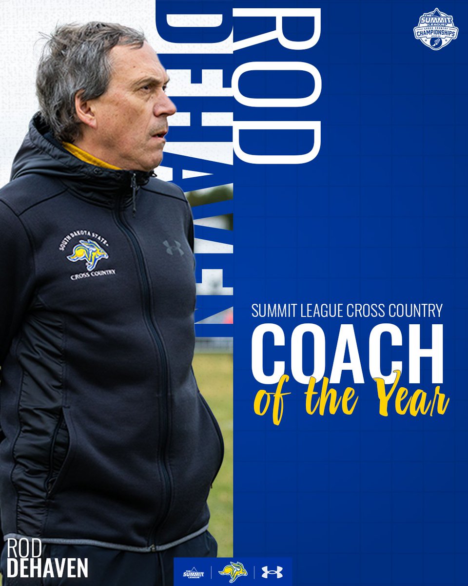 GoJacksTFXC's tweet photo. Men's Cross Country Coach of the Year, Rod DeHaven 👏🎉

#GoJacks🐰 https://t.co/Dvupoimc8H