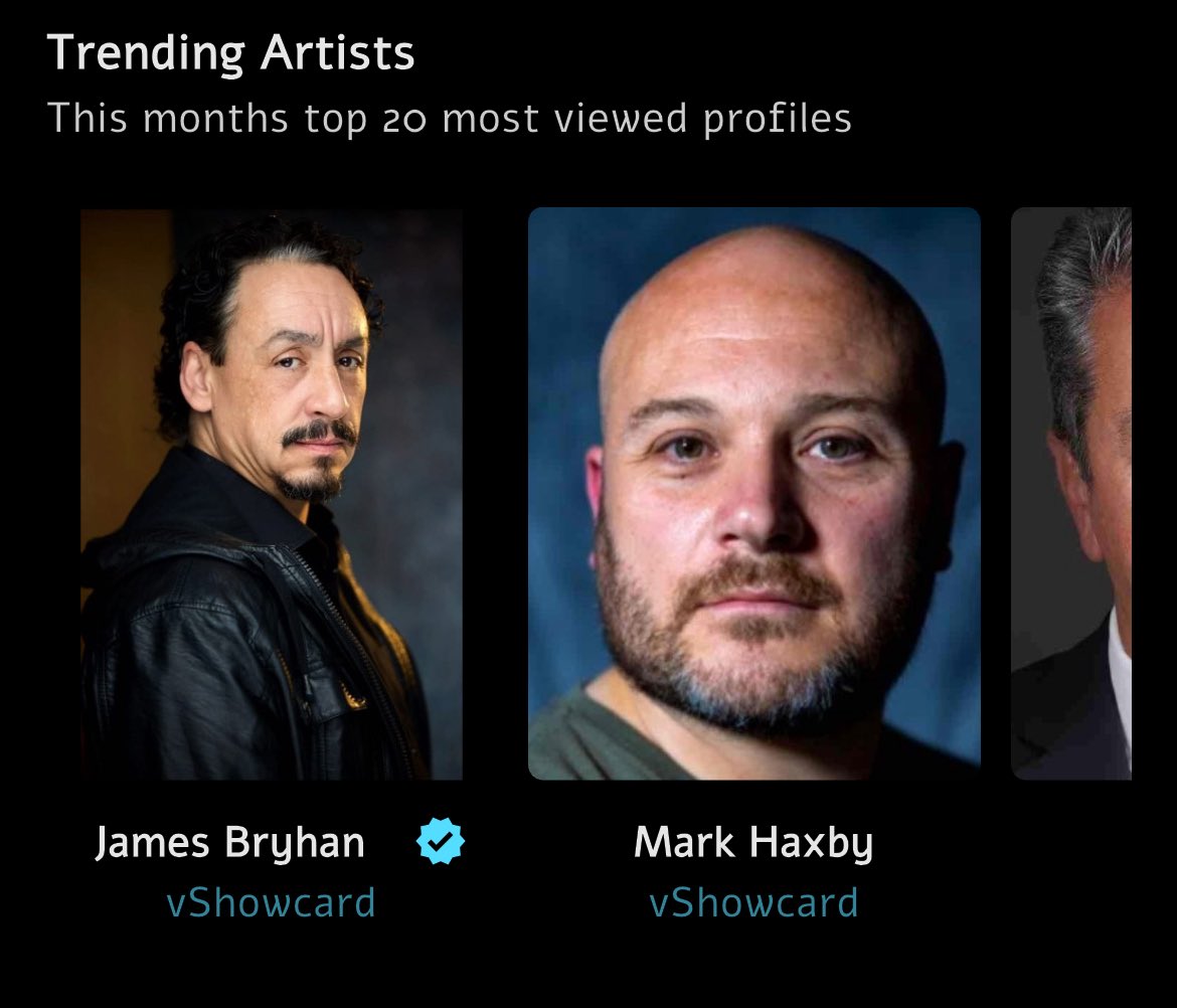 thehax78's tweet photo. 6 hours on @vshowcards and I am already trending #actor #artist #actorlife  #castingcall https://t.co/sk6fWblxIM