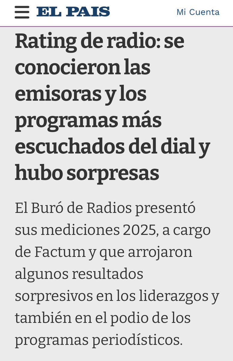 igalvar71's tweet photo. 🔴RATING RADIAL
¡Cada vez somos más zambulléndonos en @LaPecera1019!
Gracias a ustedes que empezando de cero nos impulsaron a la cima en apenas tres años y medio💪💪💪
Nos escuchamos mañana de 9 a 12 por @azulfmuy y con el @LicenciadoRolon en entrevista central! 🙌🙌🙌 https://t.co/lXpdUsTZ2S
