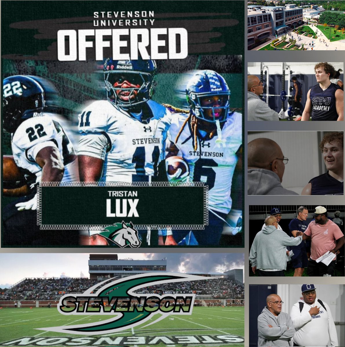 Stevenson University Offered!

I want to thank <a href="/CoachMontanez/">Coach Chris Montanez</a> for the phone call today!  Not just for today though, but for also coming by workouts earlier this season, and for the relationship we've built  
#BeAMustang #Relationships 
<a href="/CoachBTSTJ/">Barron Taylor</a> <a href="/OvertonDarryl/">Darryl Overton</a>