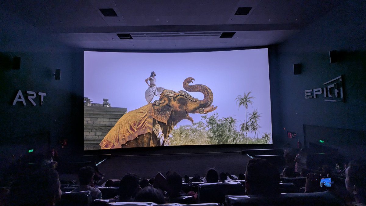 NameisNiyaz's tweet photo. #BaahubaliTheEpic in EpiQ (Art Cinemas)

#BaahubaliTheEpicOn31stOct #Baahubali #BaahubaliForever #Prabhas https://t.co/3Zt0mUtDCI