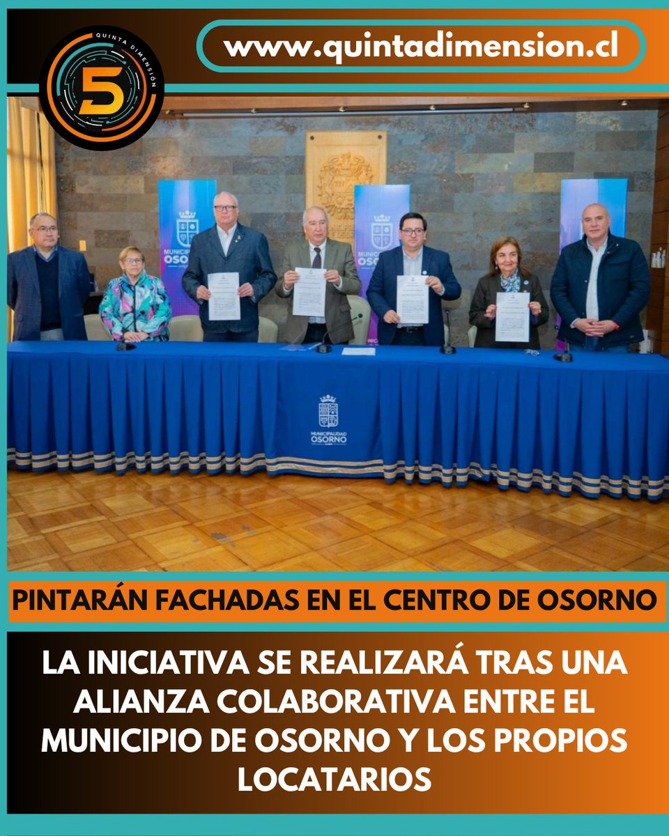 5dimension_cl's tweet photo. #Osorno: Los trabajos comenzarían prontamente tras un convenio firmado entre el municipio, la Cámara de Comercio local y el Comité de Adelanto y Seguridad Barrio Cochrane.

https://t.co/GnO6GduncS https://t.co/FYdPhFMAjM