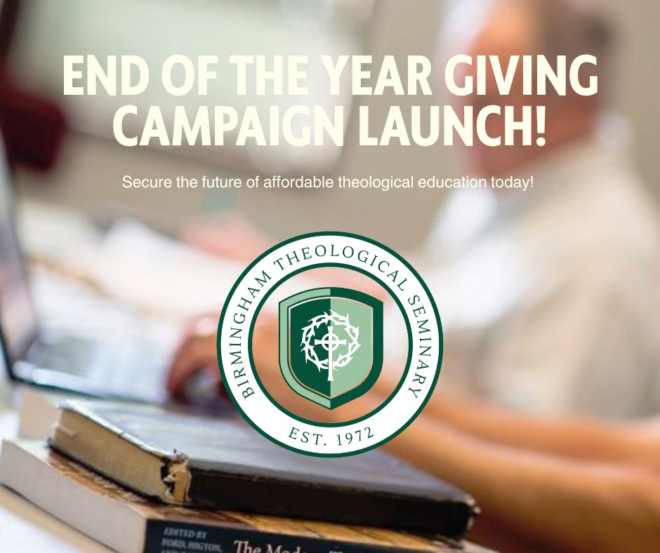Kick Off Our $300,000 End of Year Giving Campaign - mailchi.mp/bts/kick-off-o…

Secure the future of affordable theological education today!