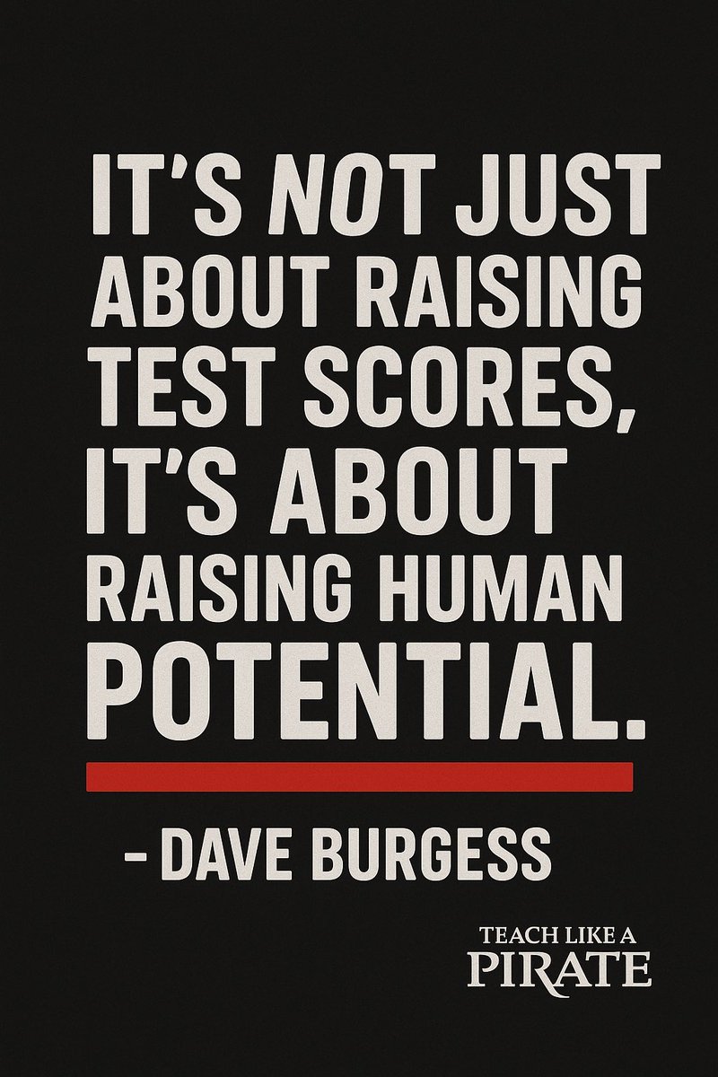 Embrace the mighty purpose of being an educator. We are in the life-changing business! 
Straight from the pages of #TeachLikeAPirate.

a.co/d/c94WnZw
#tlap #leadlap #dbcincbooks