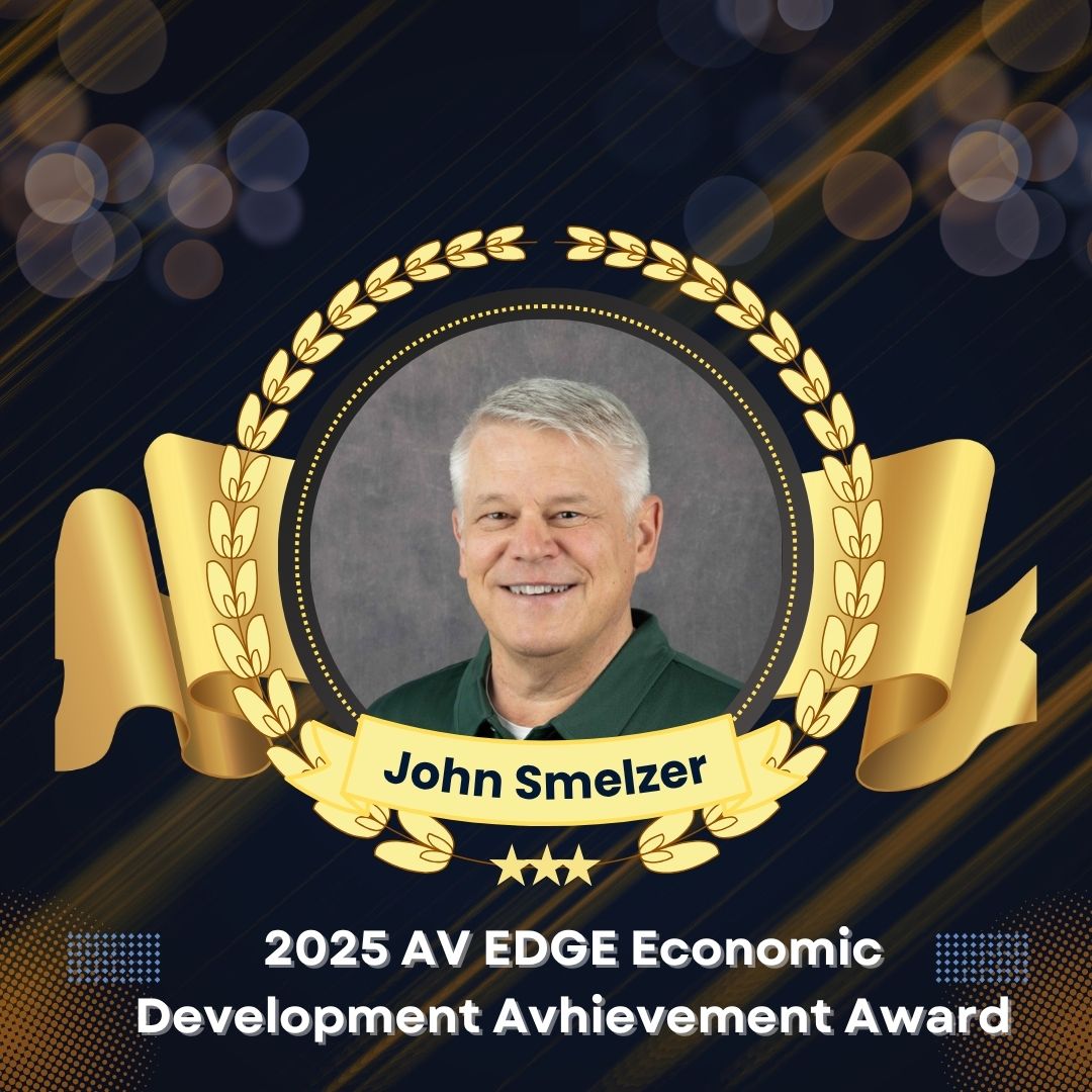 Excited to announce that the recipient of our 2025 AVEDGE Economic Development Achievement Award is John Smelzer of AV ALTA! The award honors individuals that made significant contributions to the many aspects of economic development in the AV. Congratulations John,well deserved!