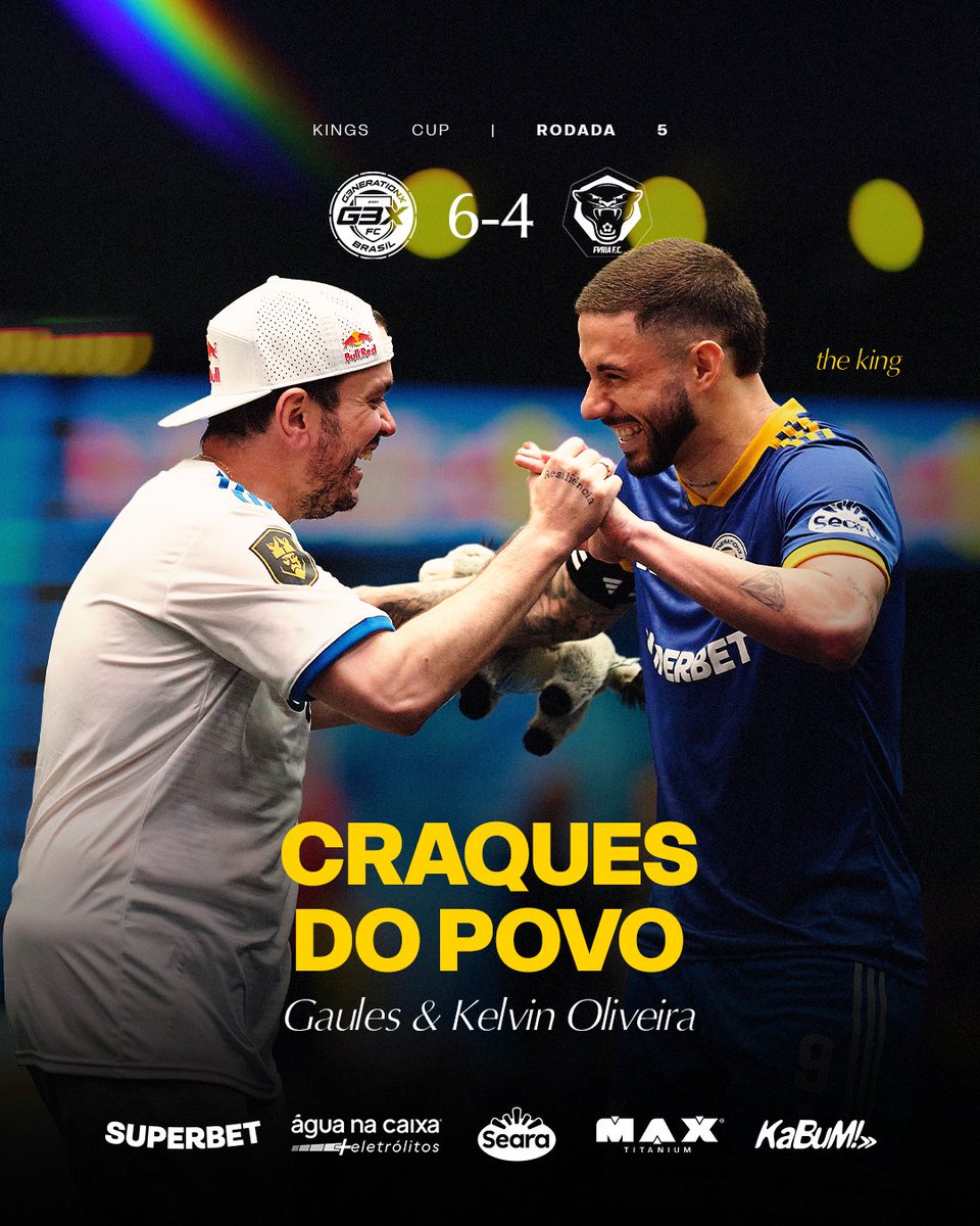 g3xFC's tweet image. HOJE O CRAQUE DO POVO É DIFERENTE! 

OS PRESIDENTES CHAMARAM A RESPONSABILIDADE E DECIDIRAM QUANDO O G3X FC MAIS PRECISOU. KELVIN E GAULES, VOCÊS SÃO GELADOOOOOSSS!!!!

#123G3X 🟦⬜️