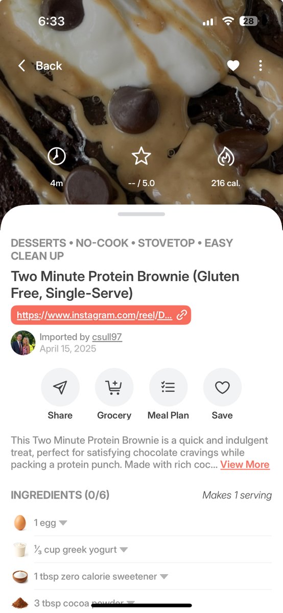 allspice_app's tweet image. Quick Gluten free brownie!  Only a few ingredient required :)