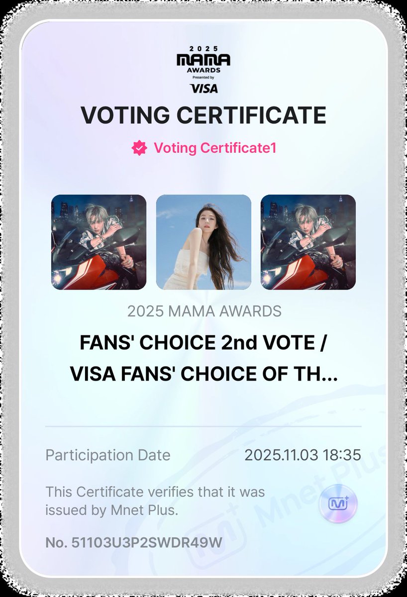 teambeartiful's tweet photo. Y tu ya votaste el dia de hoy por Kai?
Recuerden que tambien pueden votar por la app de MNET PLUS.

1 repost = 1 vote
1 reply = 1 vote

I vote for #KAI on #2025MAMAVOTE https://t.co/LDBApS6yYP