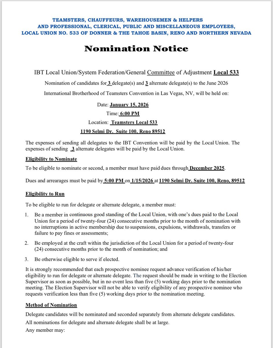 TEAMSTERS LOCAL 533 tweet media