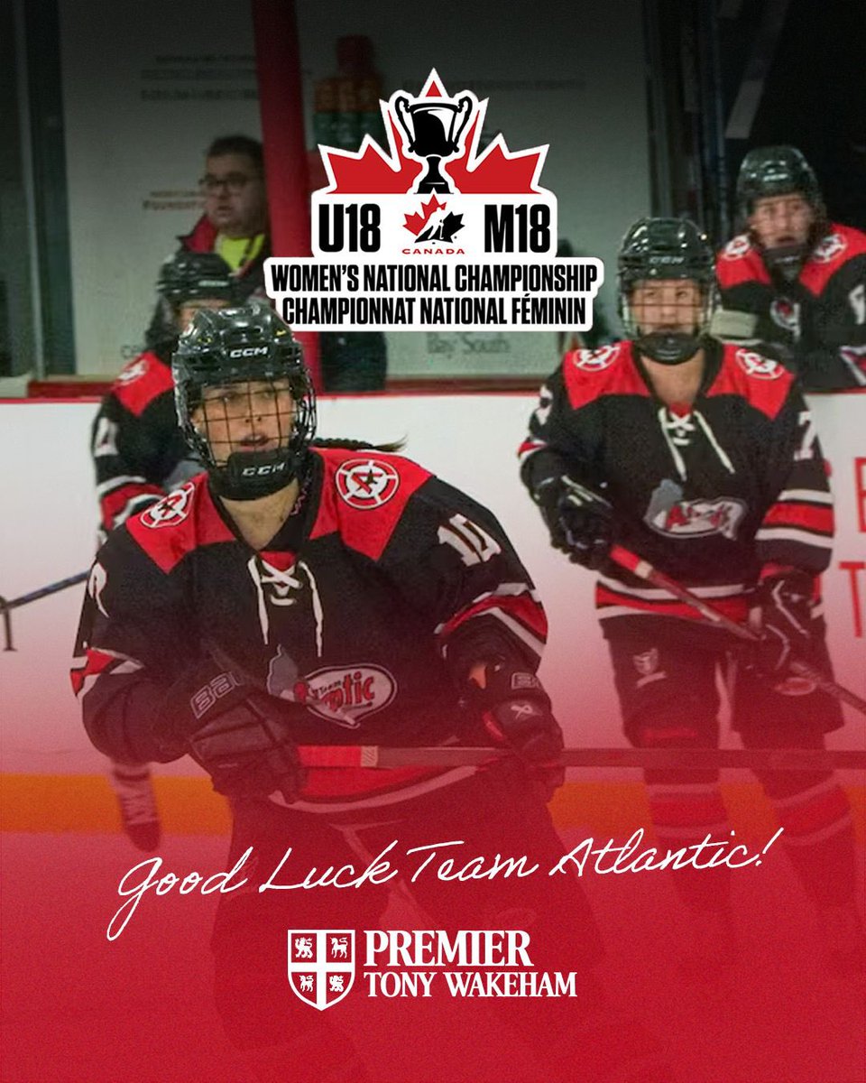 Wishing our incredible players from Newfoundland and Labrador the very best of luck as they compete in the 2025 U18 Women’s Nationals, right here in CBS! 🏒

The players and staff from <a href="/hockeynl1935/">Hockey NL</a> representing Team Atlantic are showing the strength of our province on the