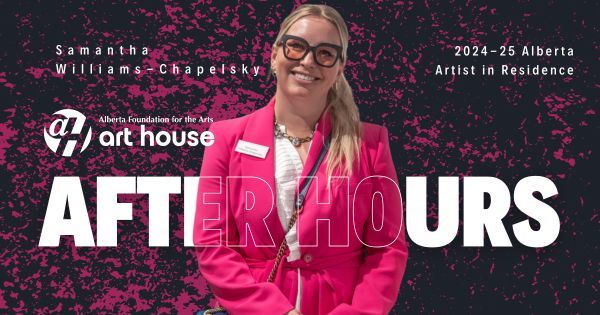 Join us on Thursday November 6 at 5 pm for an After Hours Artist Talk with 2024-25 Artist in Residence Samantha Williams-Chapelsky to discuss her exhibition “Across Alberta” at the AFA art house (150 9 Ave SW) in Calgary. buff.ly/iLRejE9 #yyc #ABArts