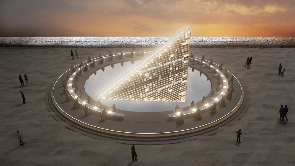 OfficialJoelF's tweet image. Every year @FaenaMiami hosts a grand art installation right on the sands of Miami Beach. This year is no different: 

A 50 ft revolving library with 2,500 books will be erected off 32 St. — free to the public from Dec. 2-7 🏝️ 

Artist: Es Devlin #ArtWeek