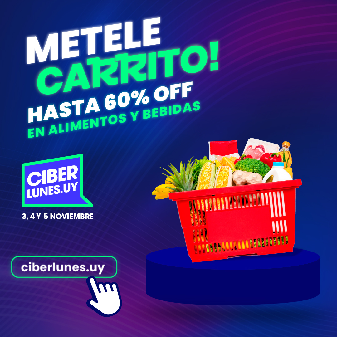 ¡Surtido listo y con descuento! 😎
Aprovechá Ciberlunes y stockeate con lo que más te gusta. 🛒✨