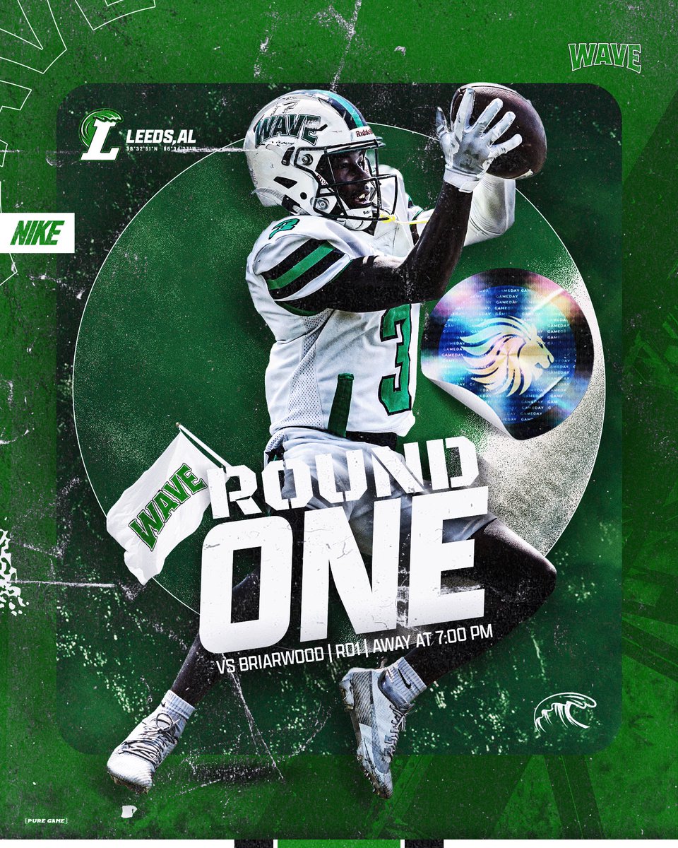 Round 1.  

🆚 Briarwood 
⏰ 7PM 
📍 Lions Pride Stadium 
🎟️ gofan.co/event/5250704 
📺 nfhsnetwork.com/events/leeds-h…