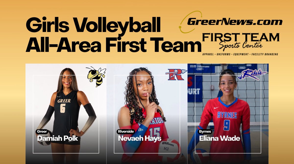 GreerNewsSports's tweet photo. Girls volleyball: Meet the 2025 https://t.co/Y66LrjTzWI All-Area team and award winners 🏐 

➡️https://t.co/21kbYoH9XI https://t.co/7lHtwHvpaB