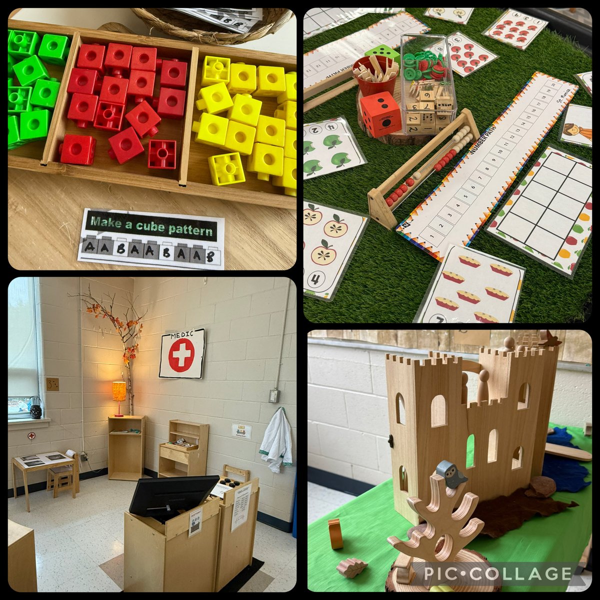 Kinder learning is in full swing! We are busy building at the Blocks Centre, creating Poppy Art, and exploring the Medical Centre &amp; Science Table mystery. Fun with Apple Colors &amp; math challenges, too! 

Hands-on discovery is everywhere this week.✨

#ocsbKinder #ocsbDL #ocsbSTEAM
