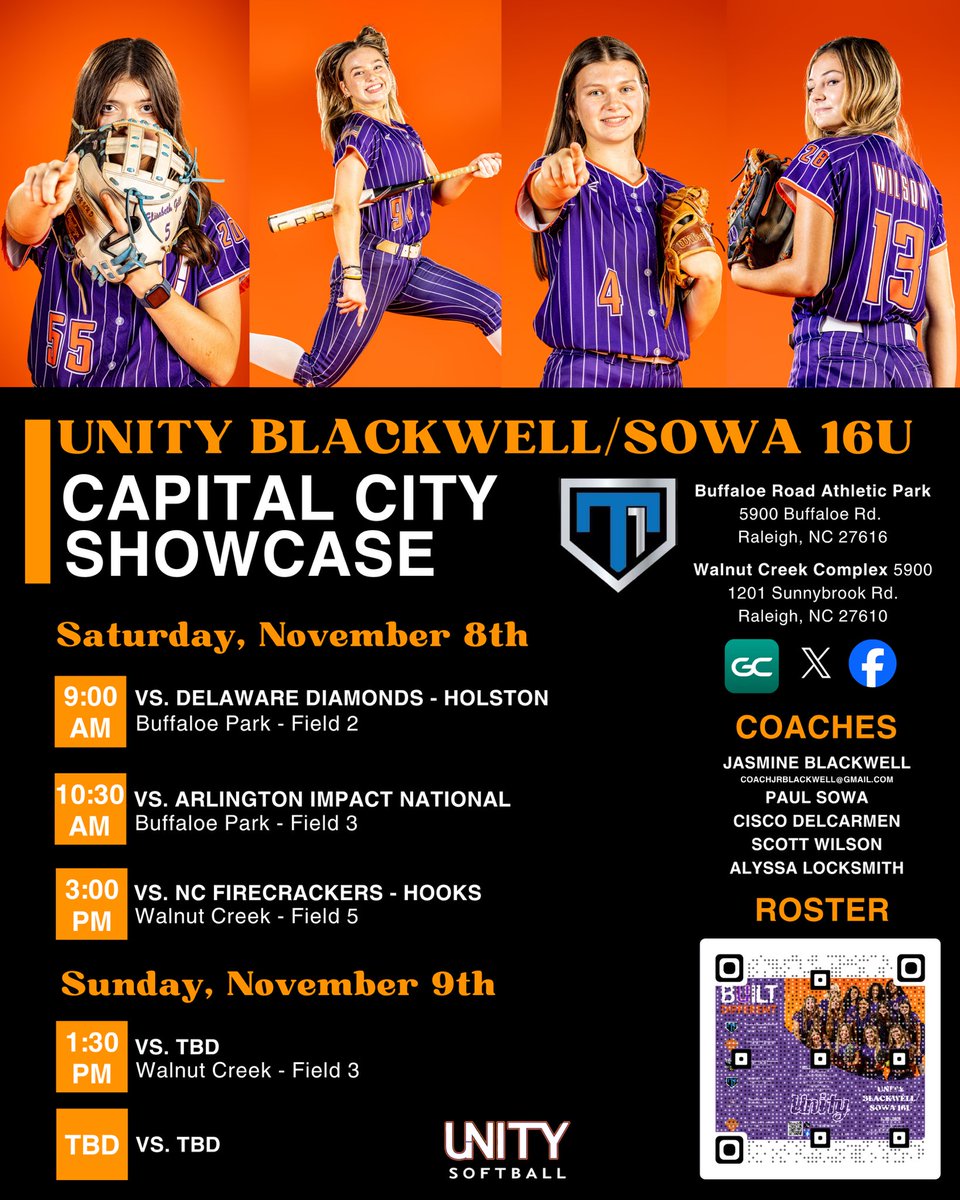 Moriah_SB2028's tweet image. 🧡Road trip to Raleigh for @TierOneFP !!💜
We’ve been putting in work and this weekend we’re heading back to Raleigh!! Please come check us out!! 
#UnityStrong #BuiltDifferent #AllForTheU 

@UnityBlackwell @CoachJRB__ @UnityLardge @VASB_CoachMike @UnityCoachJosh @AshVanBoxmeer4…