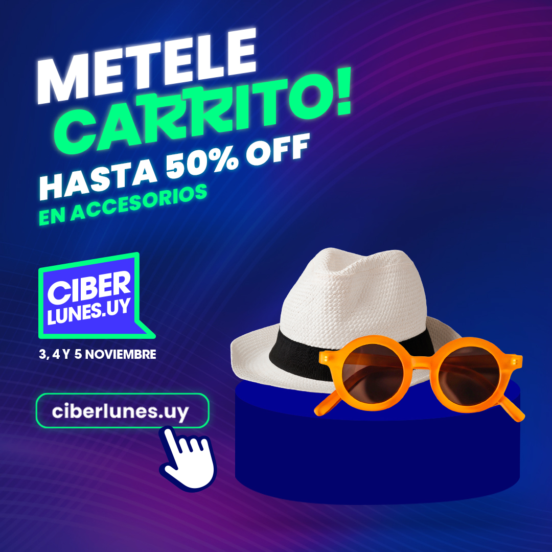 Porque un buen accesorio cambia todo 😉
Este Ciberlunes, enamorate de las ofertas.
👉 ciberlunes.uy
