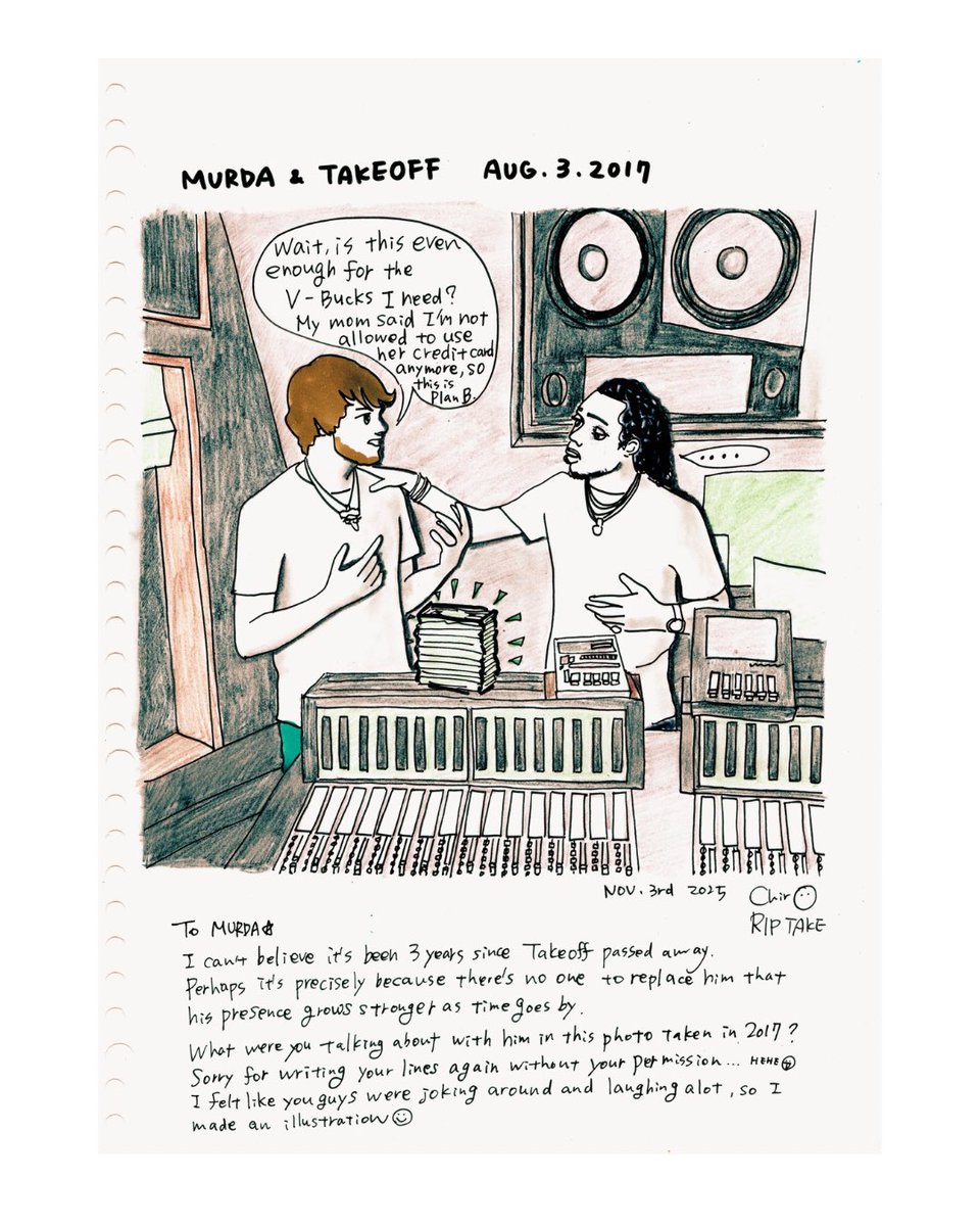 chiro_grants's tweet photo. 'MURDA & TAKEOFF AUG.3.2025'
RIP TAKE๐๐๐ป๐๏ธ
@murdabeatz
#yrntakeoff
#murdabeatz
#fanart
#migos https://t.co/2GIzKLroen