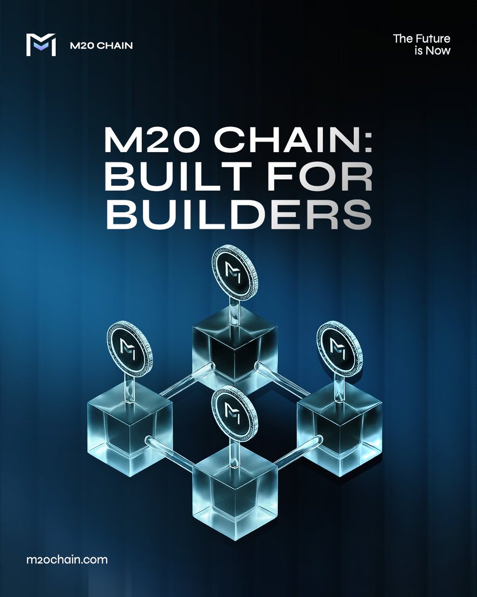 m20blockchain's tweet image. M20Chain isn’t just another blockchain; it’s the infrastructure powering creators, builders, and real-world utility. Discover what’s next, click link in bio.