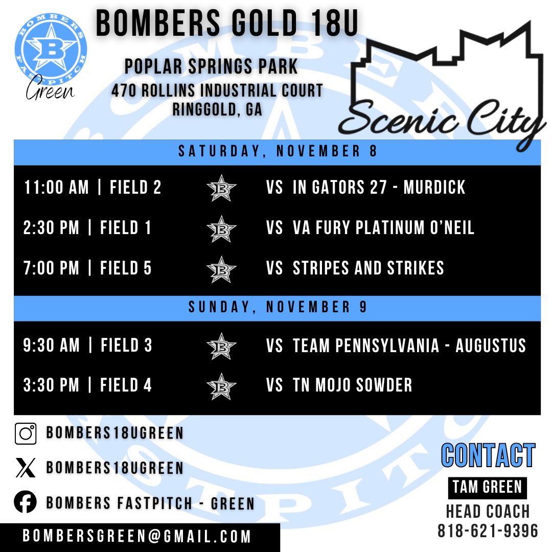 SCENIC CITY SCHEDULE 🏙️

#BombSquad 💣💙