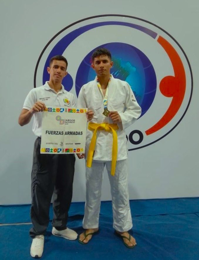 py_rep's tweet image. Personal del REP, se destacó el sábado pasado en la Primera Edición de los Juegos Nacionales, modalidad de Judo, categoría -90 kilos. El VSgto 1° Bda Mil Guido Iván Cano González, integrante de la Banda Militar del REP se adjudicó el 1° Puesto representando a las FFAA.