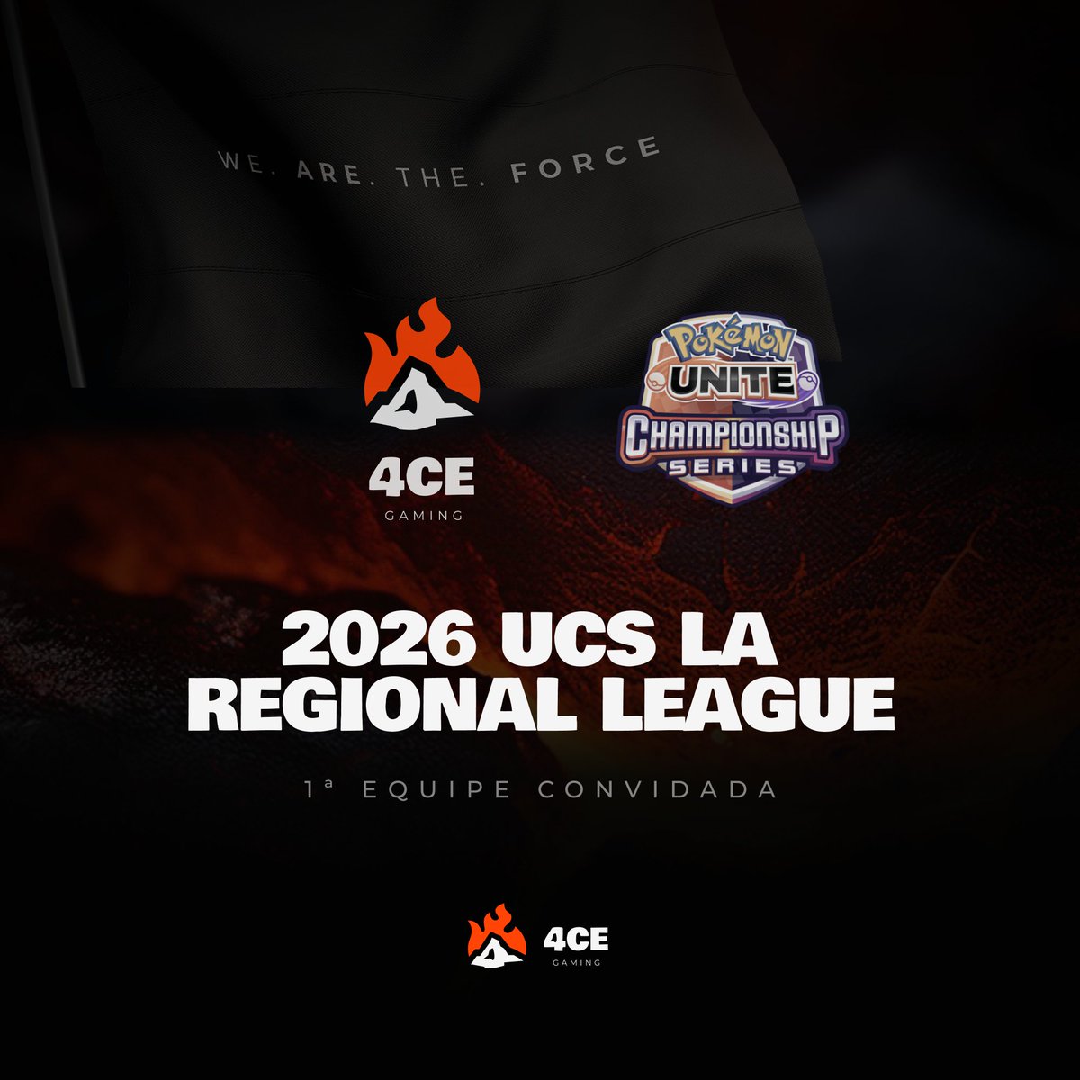 FORCETEAMUNITE's tweet image. 🚨 BIG NEWS PARA O BRASIL!

Estamos animados em anunciar que a Force Gaming foi oficialmente convidada pela Pokémon Company para participar como organização convidada da 2026 UCS LA REGIONAL LEAGUE.

A sua organização agora representando o Brasil em toda a América Latina! 🔥…