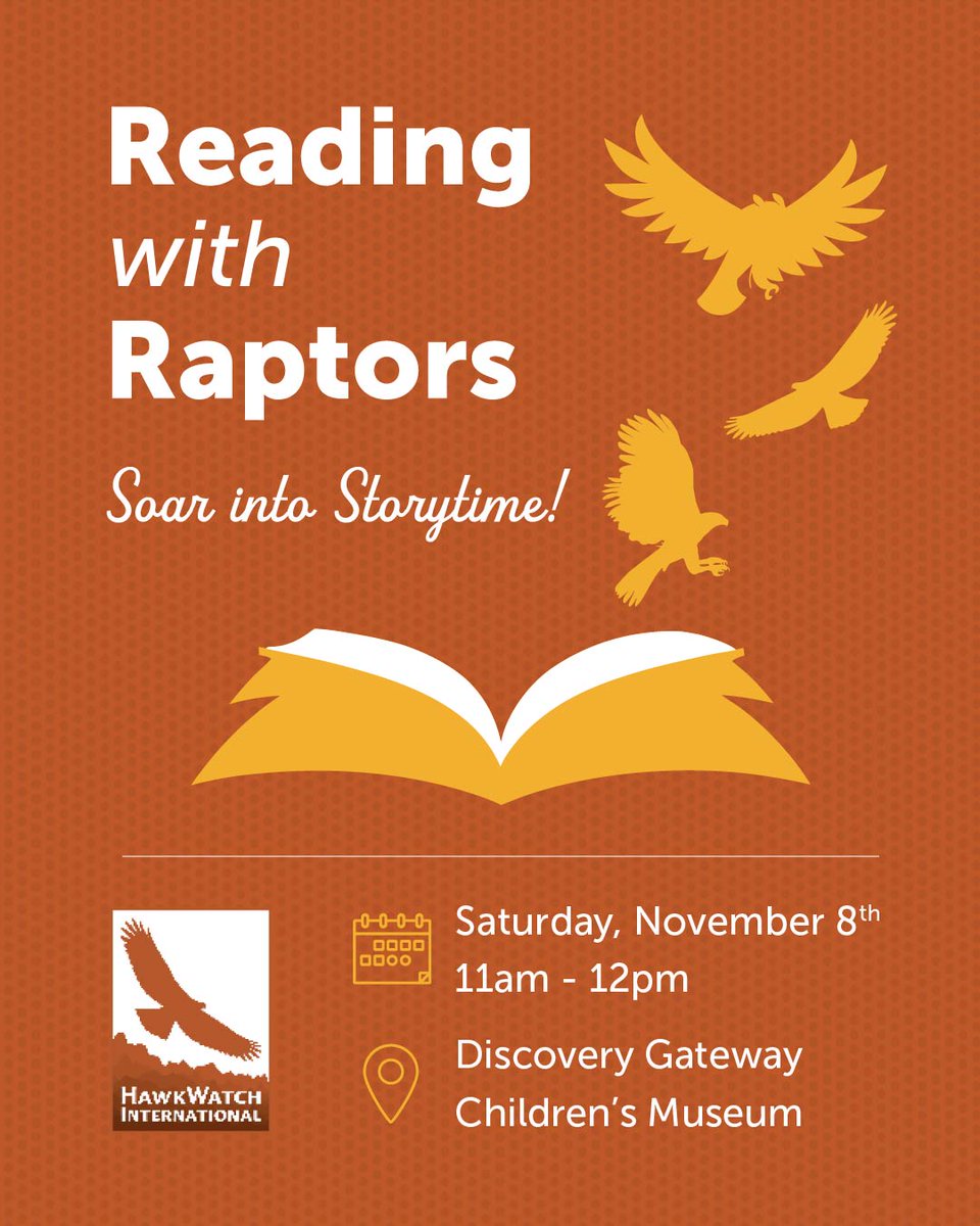 🦉📚 Soar into storytime fun this fall!

Join us Sat, Nov 8 | 11AM–12PM for a special visit from <a href="/hawkwatchint/">HawkWatch International</a>  and their Raptor Ambassadors. Meet real birds of prey, hear stories, and spark a love for reading &amp; wildlife. All FREE with admission!