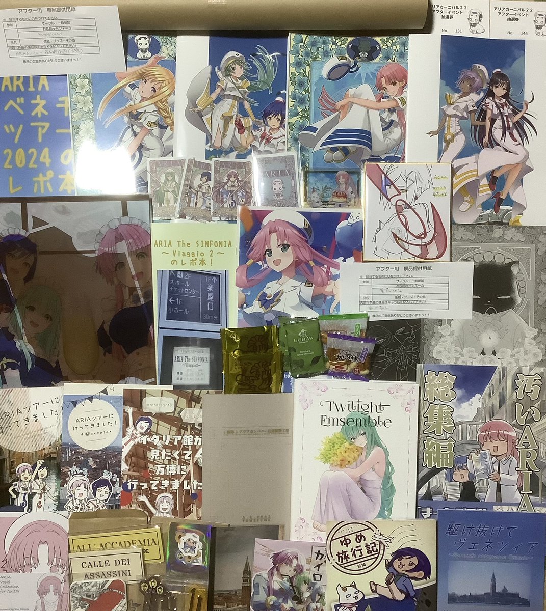 LagiYuy's tweet photo. #AC22 #アリアカーニバル22
昨日はすっかり寝て曜日になってしまい上げられませんでしたが、アリアカーニバル22での戦利品!
いろいろ頂いたり、お世話にもなりましてありがとうございました😊
でも!やっぱりアレもコレも買っときゃよかった〜と後悔の嵐です😢
来年機会があれば是非にでも!🤩 https://t.co/HdGyPWQqj8