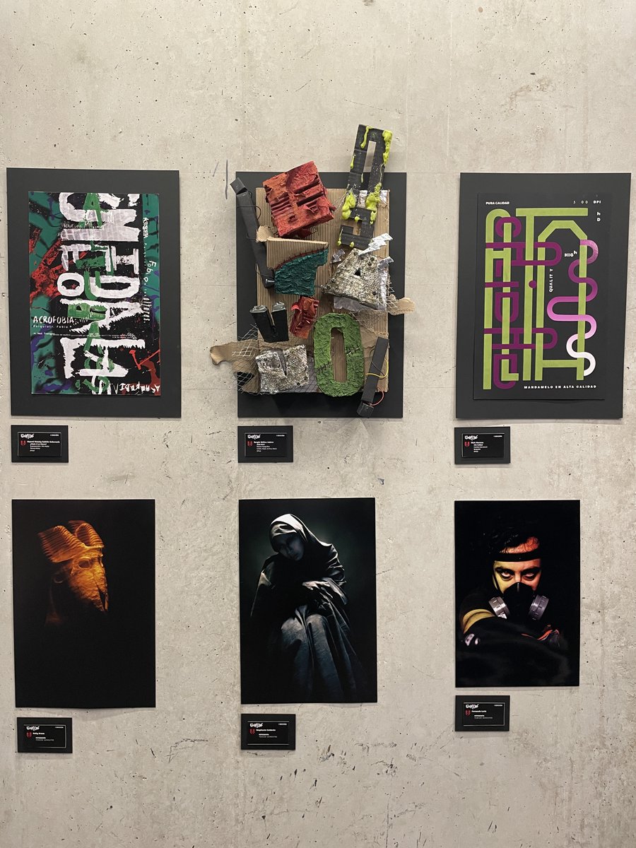 En la primera edición de “Terrores Gráficos”, nuestros estudiantes de Diseño Gráfico transformaron el miedo en arte 🎨✨

¡Te invitamos a visitar esta exposición! 🙌🤩

#DiseñoGrafico #Creatividad #ArteYDiseño #Exposición