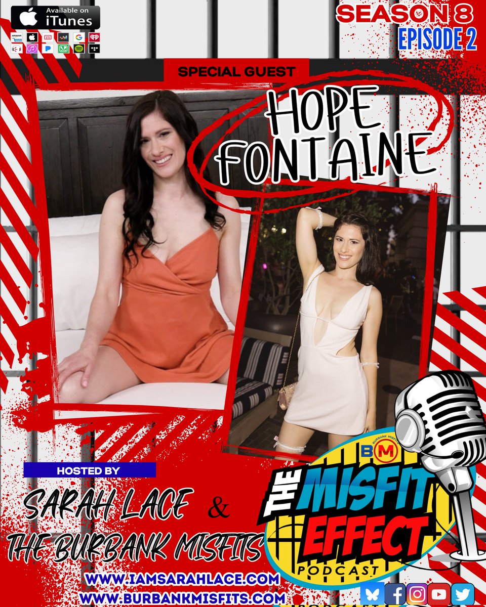 knockoutnetwork's tweet image. NEW @burbankmisfits The Misfit Effect episode titled The French Effect w/ Hope Fontaine @SHopeFontaine123 w/ host @iamsarahlace &amp;amp; @rawstarr for audio  podcasts.apple.com/us/podcast/the… burbankmisfits.com/podcast/hope/ &amp;amp; Every Podcast Platform. for video: youtu.be/1hTlX5jPwic #podcast