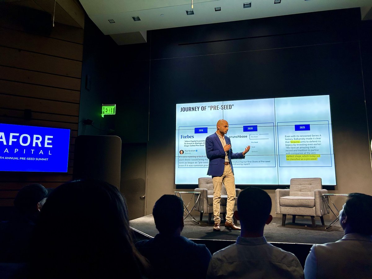DylanMiao7's tweet photo. @AforeVC , the one defined “pre-seed”. 👍
#vc #startup #founder #summit https://t.co/pPtBvOIpJe